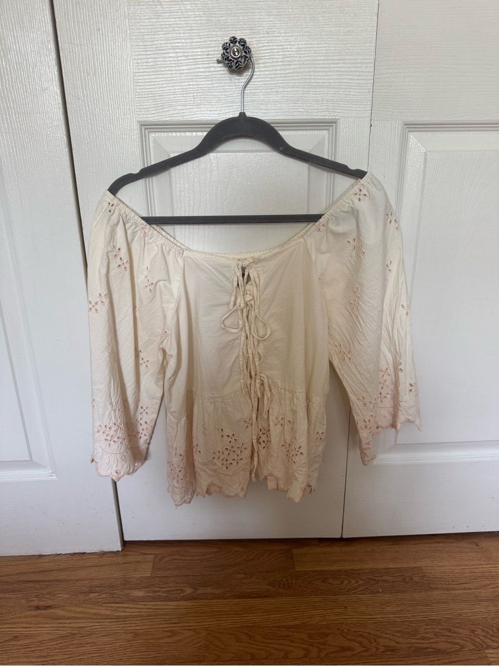 Damson Madder Eyelet Top